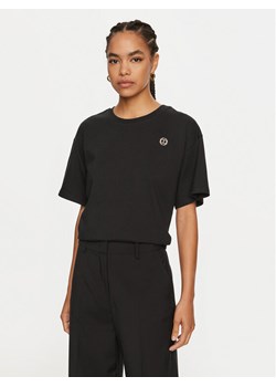 TWINSET T-Shirt 242TP2521 Czarny Loose Fit ze sklepu MODIVO w kategorii Bluzki damskie - zdjęcie 182716676