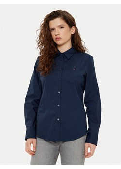 Tommy Hilfiger Koszula WW0WW43577 Granatowy Regular Fit ze sklepu MODIVO w kategorii Koszule damskie - zdjęcie 182716936
