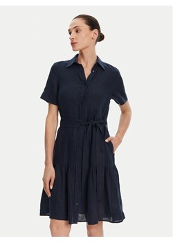 Gant Sukienka koszulowa 4503434 Granatowy Regular Fit ze sklepu MODIVO w kategorii Sukienki - zdjęcie 182716997