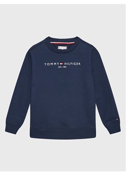 Tommy Hilfiger Bluza Essential KS0KS00212 M Granatowy Regular Fit ze sklepu MODIVO w kategorii Bluzy chłopięce - zdjęcie 182717076