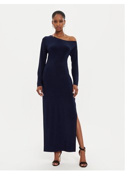 NORMA KAMALI Sukienka koktajlowa KK2243PLE35951 Granatowy Slim Fit ze sklepu MODIVO w kategorii Sukienki - zdjęcie 182717227