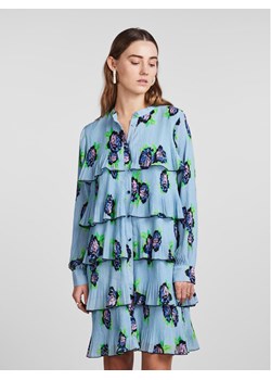 YAS Sukienka codzienna Rosola 26029332 Niebieski Regular Fit ze sklepu MODIVO w kategorii Sukienki - zdjęcie 182717336
