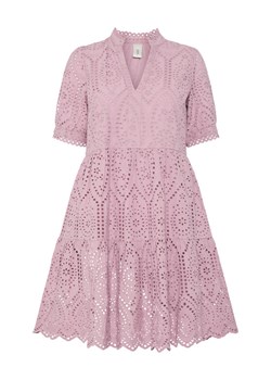 YAS Sukienka letnia Holi 26027163 Różowy Regular Fit ze sklepu MODIVO w kategorii Sukienki - zdjęcie 182717355