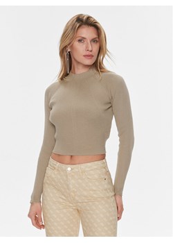 Guess Sweter Marie W4RR24 Z3C71 Beżowy Regular Fit ze sklepu MODIVO w kategorii Swetry damskie - zdjęcie 182717397