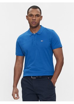 Tommy Jeans Polo DM0DM18312 Niebieski Slim Fit ze sklepu MODIVO w kategorii T-shirty męskie - zdjęcie 182717427