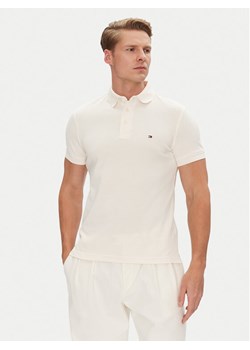 Tommy Hilfiger Polo 1985 MW0MW17771 Beżowy Slim Fit ze sklepu MODIVO w kategorii T-shirty męskie - zdjęcie 182717438