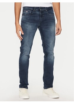 Tommy Jeans Jeansy Scanton DM0DM20550 Granatowy Slim Fit ze sklepu MODIVO w kategorii Jeansy męskie - zdjęcie 182717476