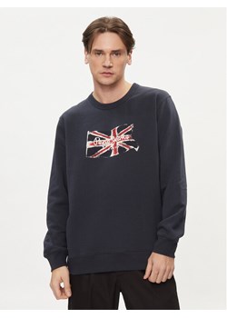 Pepe Jeans Bluza Ruwan PM582669 Granatowy Regular Fit ze sklepu MODIVO w kategorii Bluzy męskie - zdjęcie 182717529