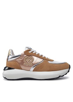 LOVE MOSCHINO Sneakersy JA15455G0LIN210A Brązowy ze sklepu MODIVO w kategorii Buty sportowe damskie - zdjęcie 182717616