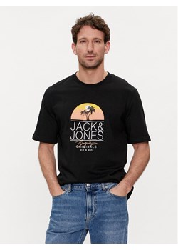 Jack&Jones T-Shirt Casey 12255238 Czarny Standard Fit ze sklepu MODIVO w kategorii T-shirty męskie - zdjęcie 182717719
