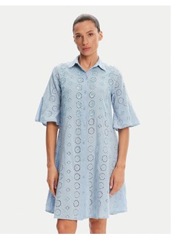 Iconique Sukienka koszulowa IC25-006 Niebieski Relaxed Fit ze sklepu MODIVO w kategorii Sukienki - zdjęcie 182717738