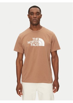 The North Face T-Shirt Easy NF0A8A6C Brązowy Regular Fit ze sklepu MODIVO w kategorii T-shirty męskie - zdjęcie 182717746