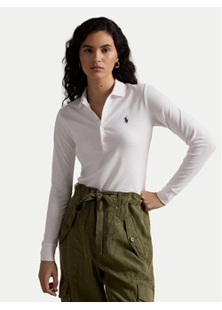 Polo Ralph Lauren Polo 211958949003 Biały Regular Fit ze sklepu MODIVO w kategorii Bluzki damskie - zdjęcie 182717795
