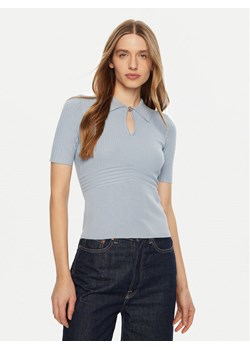 Guess Sweter W5RR10 Z2Y72 Błękitny Regular Fit ze sklepu MODIVO w kategorii Swetry damskie - zdjęcie 182717796