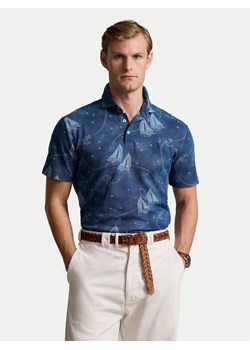 Polo Ralph Lauren Polo 710941436001 Niebieski Custom Slim Fit ze sklepu MODIVO w kategorii T-shirty męskie - zdjęcie 182717797