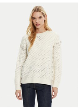 Guess Sweter W5RR13 Z3KY0 Écru Regular Fit ze sklepu MODIVO w kategorii Swetry damskie - zdjęcie 182717947