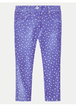 United Colors Of Benetton Spodnie materiałowe 4T4MGE029 Niebieski Slim Fit ze sklepu MODIVO w kategorii Spodnie dziewczęce - zdjęcie 182717995
