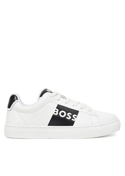 BOSS Sneakersy J51650 M Biały ze sklepu MODIVO w kategorii Buty sportowe dziecięce - zdjęcie 182718087