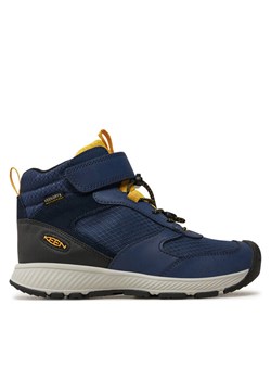 Keen Trekkingi Skua Mid Wp 1029543 Granatowy ze sklepu MODIVO w kategorii Buty trekkingowe dziecięce - zdjęcie 182718206