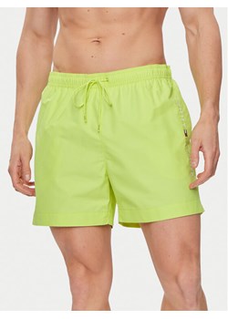 Tommy Hilfiger Szorty kąpielowe UM0UM03258 Zielony Regular Fit ze sklepu MODIVO w kategorii Kąpielówki - zdjęcie 182718209