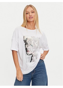 Noisy May T-Shirt 27032615 Biały Regular Fit ze sklepu MODIVO w kategorii Bluzki damskie - zdjęcie 182718286