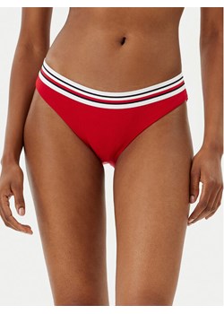 Tommy Hilfiger Dół od bikini UW0UW05830 Czerwony ze sklepu MODIVO w kategorii Stroje kąpielowe - zdjęcie 182718338