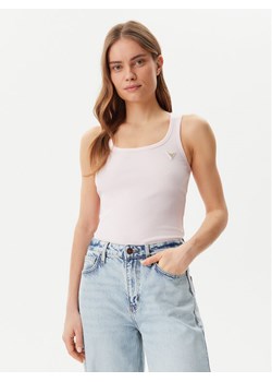 Guess Top V4YP06 K8RT2 Różowy Regular Fit ze sklepu MODIVO w kategorii Bluzki damskie - zdjęcie 182718357