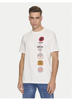 Replay T-Shirt M6875 .000.2660 Biały Regular Fit ze sklepu MODIVO w kategorii T-shirty męskie - zdjęcie 182718406