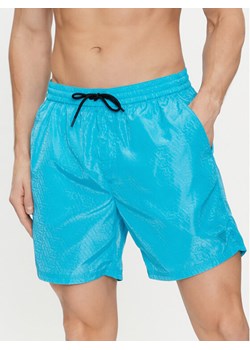 Guess Szorty kąpielowe F4GT05 WG292 Niebieski Regular Fit ze sklepu MODIVO w kategorii Kąpielówki - zdjęcie 182718418