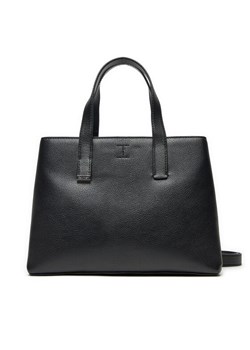 Calvin Klein Torebka Ck Plaque Small Tote K60K612781 Czarny - id: 8721107062228 - marki Calvin Klein - 182718435 Calvin Klein Torebka Ck Plaque Small Tote K60K612781 Czarny ze sklepu MODIVO w kategorii Torebki damskie - zdjęcie 182718435