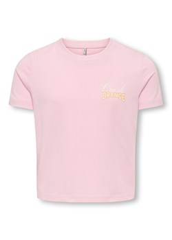 Kids ONLY T-Shirt Annbel 15354276 Różowy Cropped Fit ze sklepu MODIVO w kategorii Bluzki dziewczęce - zdjęcie 182718465