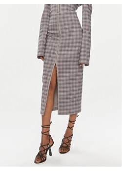 ROTATE Spódnica ołówkowa 1122772947 Szary Slim Fit ze sklepu MODIVO w kategorii Spódnice - zdjęcie 182718498