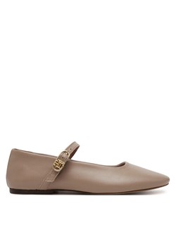 Tommy Hilfiger Baleriny Leather Maryjane Ballerina FW0FW08651 Beżowy ze sklepu MODIVO w kategorii Balerinki - zdjęcie 182718537