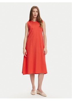 Selmark Sukienka letnia BL495 Koralowy Regular Fit ze sklepu MODIVO w kategorii Sukienki - zdjęcie 182718666