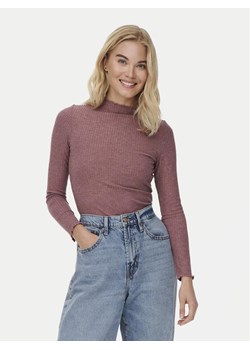 ONLY Bluzka Emma 15180040 Różowy Slim Fit ze sklepu MODIVO w kategorii Bluzki damskie - zdjęcie 182718676