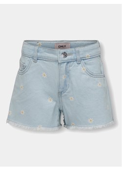 Kids ONLY Szorty jeansowe Grobyn 15302364 Niebieski Loose Fit ze sklepu MODIVO w kategorii Spodenki dziewczęce - zdjęcie 182718768