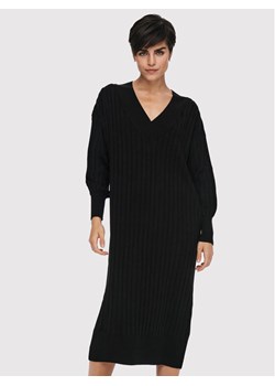 ONLY Sukienka dzianinowa New Tessa 15236372 Czarny Regular Fit ze sklepu MODIVO w kategorii Sukienki - zdjęcie 182718899