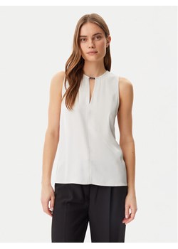 Calvin Klein Top K20K208190 Szary Regular Fit ze sklepu MODIVO w kategorii Bluzki damskie - zdjęcie 182719087