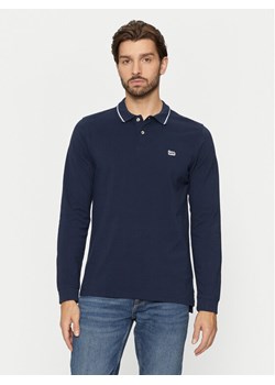 Lee Polo 112355666 Granatowy Regular Fit ze sklepu MODIVO w kategorii T-shirty męskie - zdjęcie 182719097