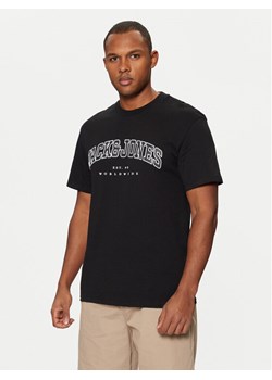 Jack&Jones T-Shirt 12257579 Czarny Relaxed Fit ze sklepu MODIVO w kategorii T-shirty męskie - zdjęcie 182719129
