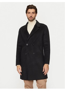 Guess Płaszcz wełniany M4BL47 WGJU2 Czarny Regular Fit - id: 0000304233760 - marki Guess - 182719145 Guess Płaszcz wełniany M4BL47 WGJU2 Czarny Regular Fit ze sklepu MODIVO w kategorii Płaszcze męskie - zdjęcie 182719145
