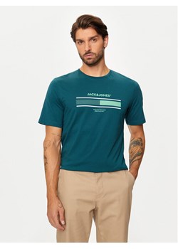 Jack&Jones T-Shirt South 12256784 Zielony Standard Fit ze sklepu MODIVO w kategorii T-shirty męskie - zdjęcie 182719187