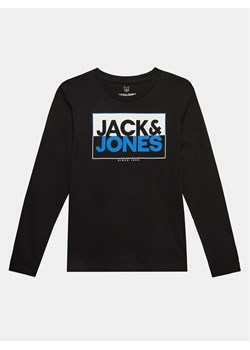 Jack&Jones Junior Bluzka 12251462 Czarny Standard Fit ze sklepu MODIVO w kategorii T-shirty chłopięce - zdjęcie 182719189
