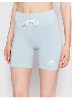 New Balance Szorty sportowe Mystic Minerals WS21550 Błękitny Slim Fit ze sklepu MODIVO w kategorii Szorty - zdjęcie 182719218