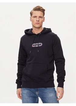 Tommy Hilfiger Bluza Track Graphic MW0MW34445 Granatowy Regular Fit ze sklepu MODIVO w kategorii Bluzy męskie - zdjęcie 182719295
