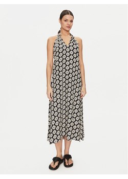 Banana Moon Sukienka plażowa Mara Sarong Czarny Relaxed Fit ze sklepu MODIVO w kategorii Odzież plażowa - zdjęcie 182719425