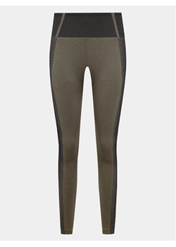 Athlecia Legginsy Powerfull W Seamless Tights EA233338 Brązowy Regular Fit ze sklepu MODIVO w kategorii Spodnie damskie - zdjęcie 182719447