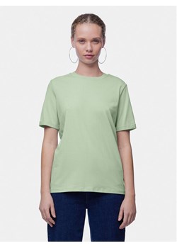 Pieces T-Shirt Ria 17086970 Zielony Regular Fit ze sklepu MODIVO w kategorii Bluzki damskie - zdjęcie 182719479
