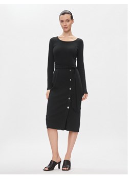 Lauren Ralph Lauren Sukienka dzianinowa 250889290004 Czarny Slim Fit ze sklepu MODIVO w kategorii Sukienki - zdjęcie 182719506