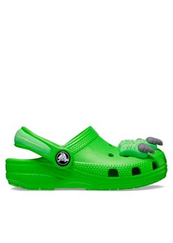 Crocs Klapki Classic Iam Dinosaur Clog T 209700 Zielony ze sklepu MODIVO w kategorii Klapki dziecięce - zdjęcie 182719528